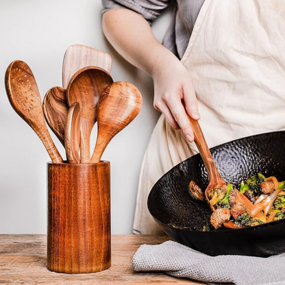 WOODEN UTENSIL SET